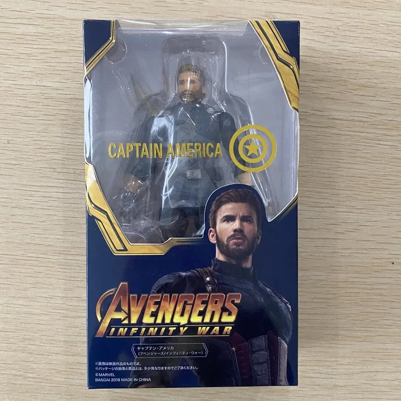 Экшн-фигурка Marvel SHF Captain America Infinity военная модель игрушки | Игрушки и хобби