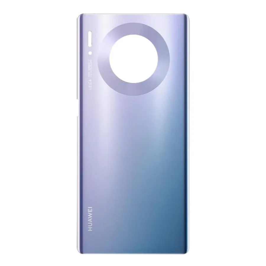 Для huawei mate 30 Pro батарея Задняя стеклянная крышка задняя дверь корпус окно с объективом камеры для huawei mate 30 Pro крышка батареи - Цвет: Silver No Lens