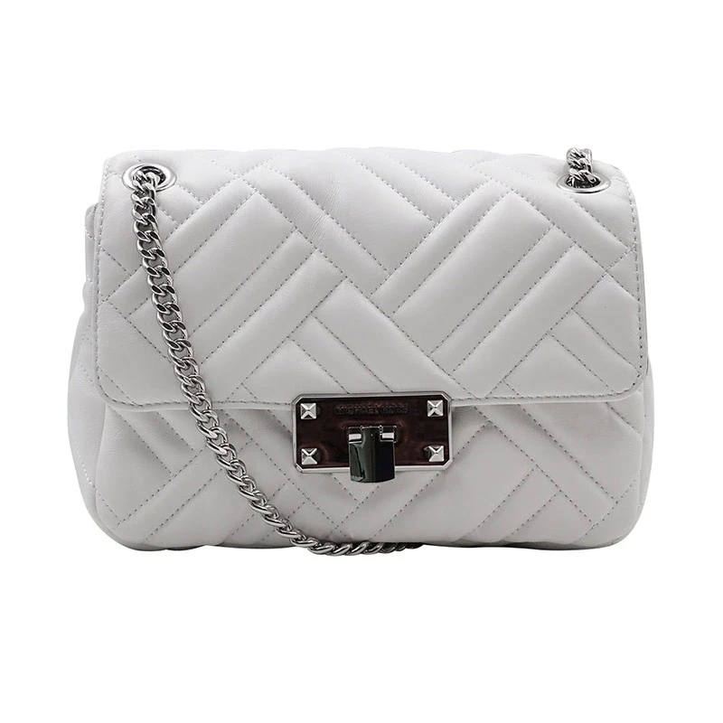 Майкл Корс TASCHE сумка Vivienne MD Shoulder Flap 35H8AVAF2T/35S9GP6F2T/35S9SP6F2T/35F9SP6F2M - Цвет: WHITE 102158003