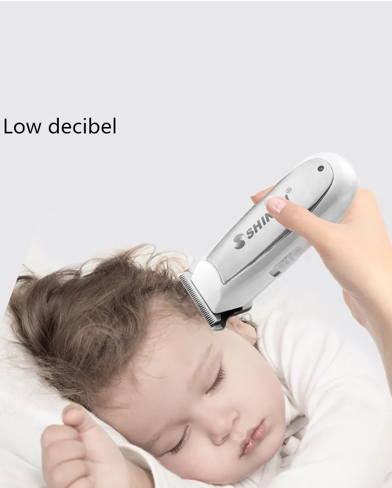 Машинка для стрижки волос младенцев Электрический мини триммер Тихая USB