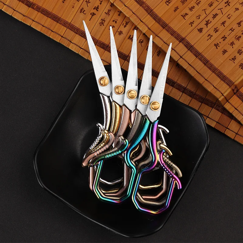 Ножницы для рукоделия в стиле ретро ножницы из нержавеющей стали с квадратной