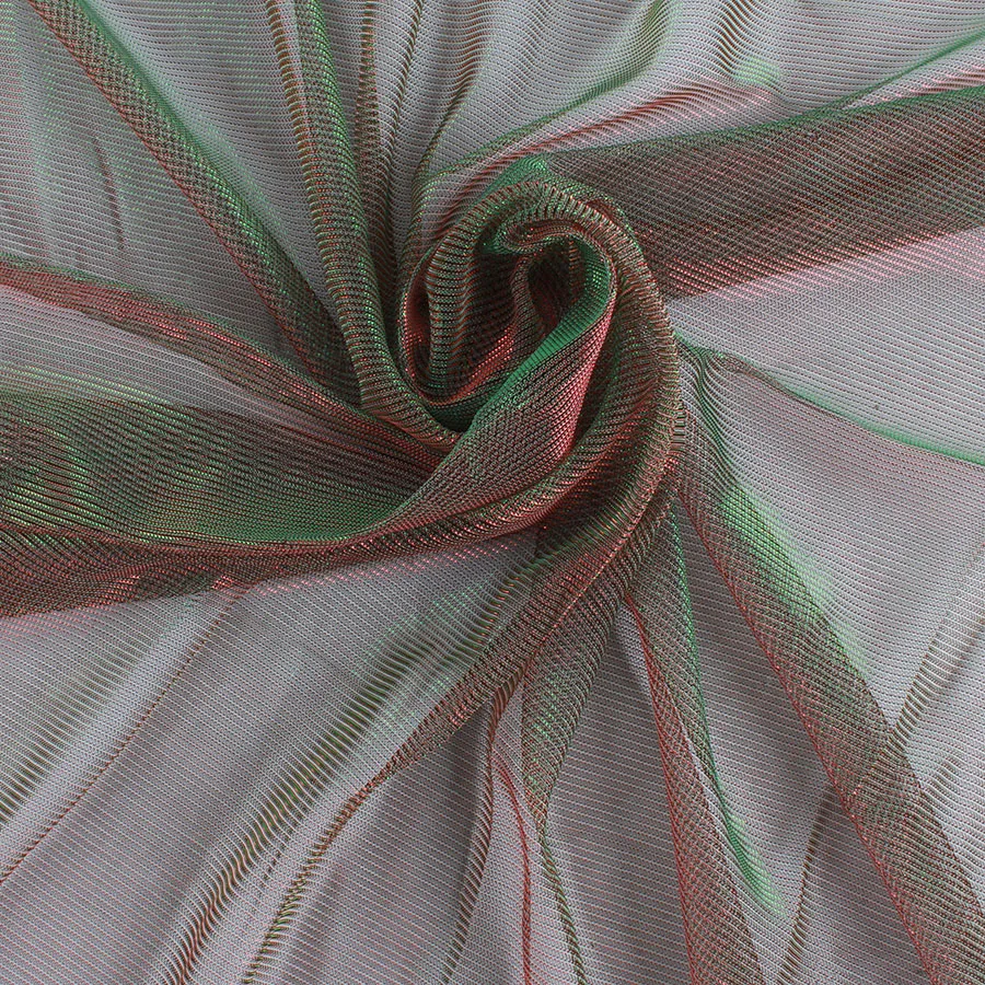 Фантастический цвет радужная ткань металлик сетка свадебное платье косплей