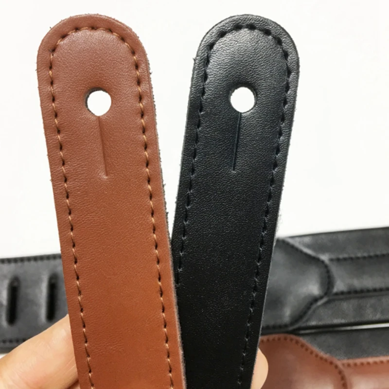 

Guitar Strap Ethnic Style Leather Adjustable Acoustic Electric Belt