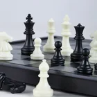 Высококачественная шахматная игра средневековый Шахматный набор с шахматной доской 32 шт. шахматная доска золотые серебряные магнитные шахматы набор
