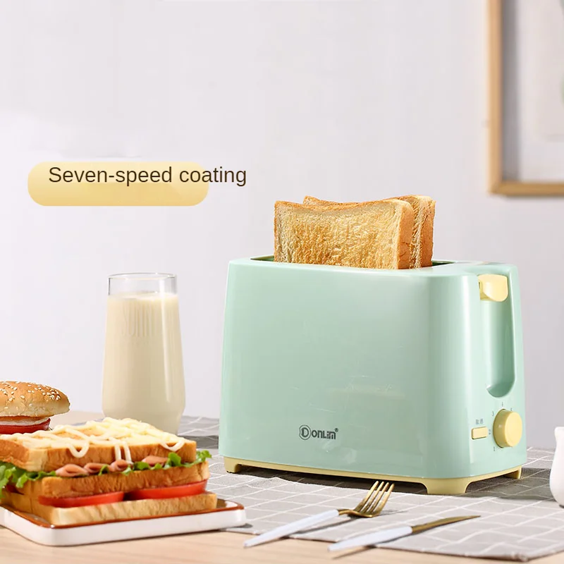 

2 Slice Stainless Steel Electric Toaster Household Automatic Bread Baking Maker Breakfast Machine Toast Sandwich Grill Oven
