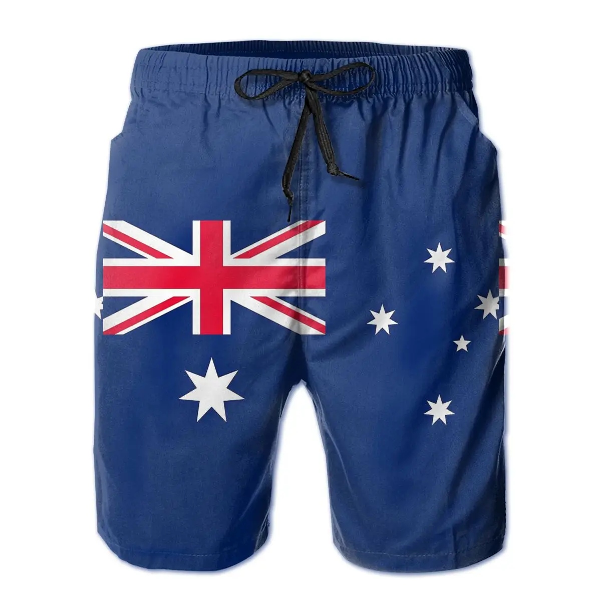 

Beach Breathable Quick Dry Humor Graphic R333 basketball Australian Flag Australia Patriotic Male Shorts