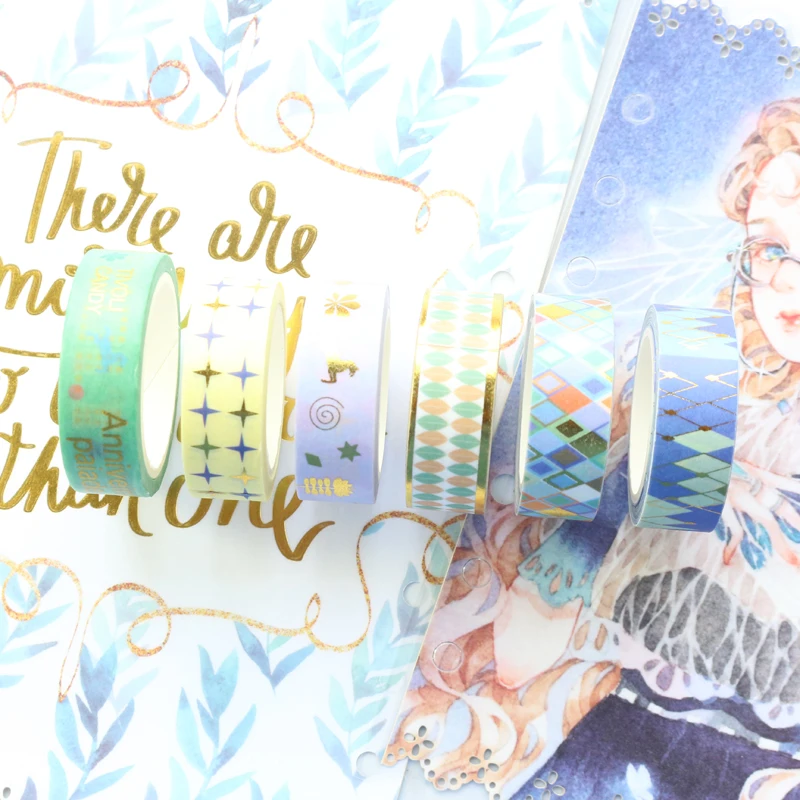 Милые конфеты Domikee японская Золотая фольга декоративные бумажные Маскировочные