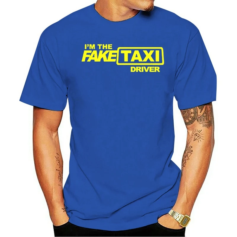 Футболка 2020Men повседневные футболки фальшивое такси драйвер милф забавная
