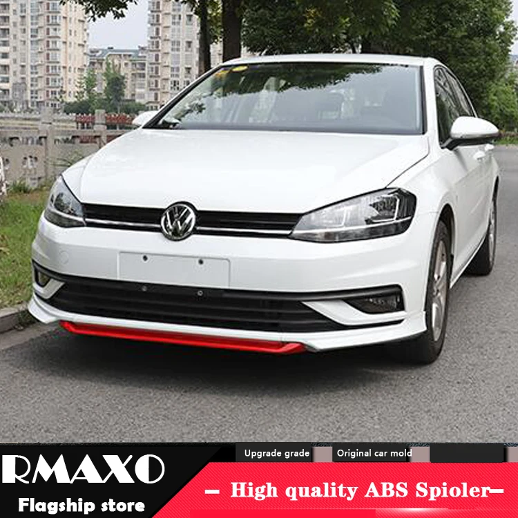 

Для GOLF ABS задний бампер рассеиватель протектор для 2014-2017 Volkswagen GOLF 7,5 Корпус Комплект бампер задний передний Лопата задний спойлер