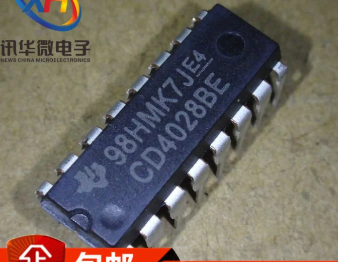 

MeiXinYuan 10 шт. CD4028BE DIP16 CD4028 DIP 4028BE DIP-16 Новый и оригинальный IC