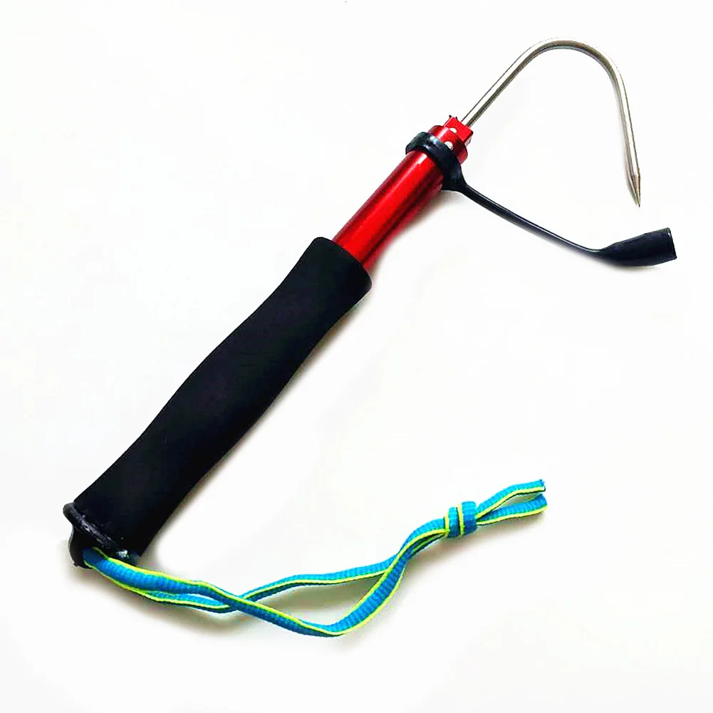 

Telescopic Fishing Gaff High-quality 60/90/120cm Stainless Steel Aluminum Scalable Spear Hook Tack Fishhook Pesca Iscas Tackle