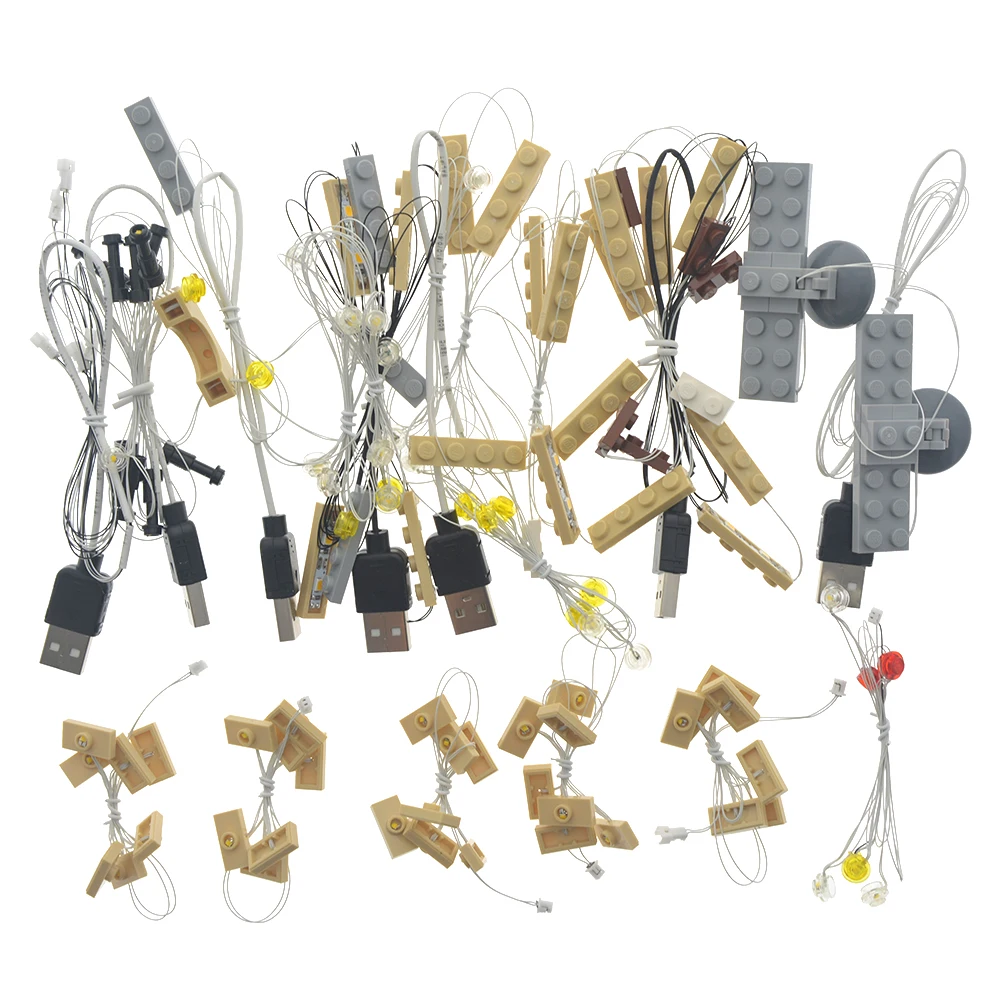 Only LED Light Set JOY MAGS светодиодный светильник комплект для 71043 замок хогварта светильник ing комплект совместим с 16030 без строительные блоки модели - Цвет: Only LED Light Set
