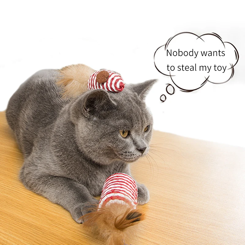 Набор игрушек для кошек из 7 предметов забавная кошачья мышь меч кот Любовная