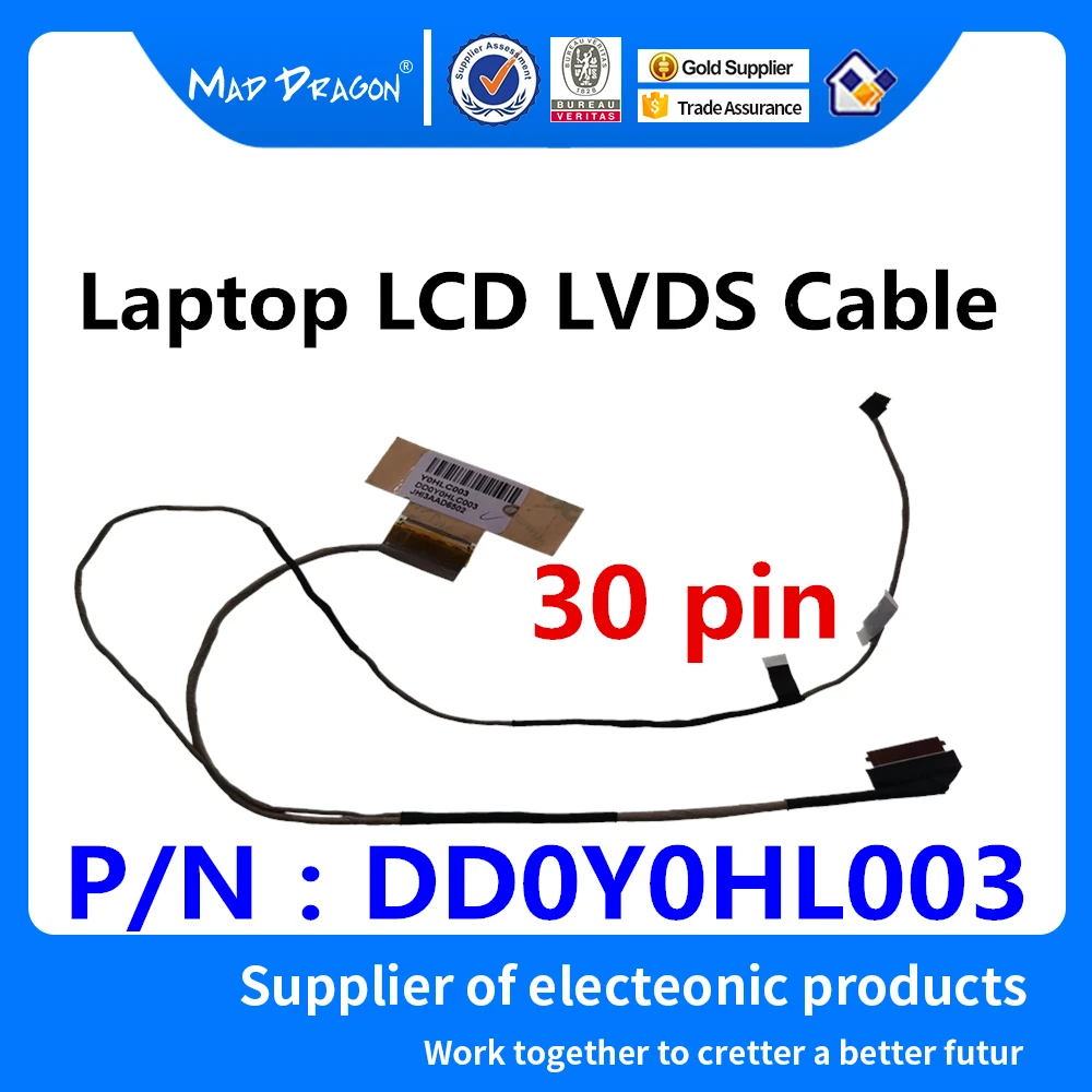 Новый оригинальный LCD LVDS кабель для ноутбука EDP видеокабель DD0Y0HL003 30 pin | Компьютеры