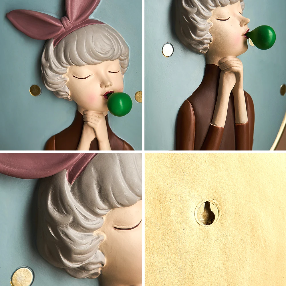 

Modern Interior Decoration Bedroom Decor Girl Blowing Bubbles Wall Paintings Anime Decor Art Wall Decor Living Room Decoration