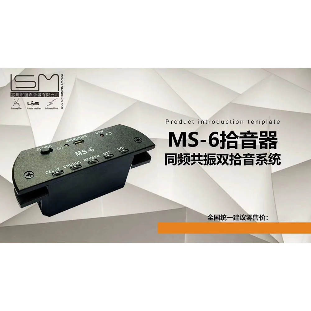 Оригинальный LSM звук MS-6 акустической эквалайзер высокого качества усиления