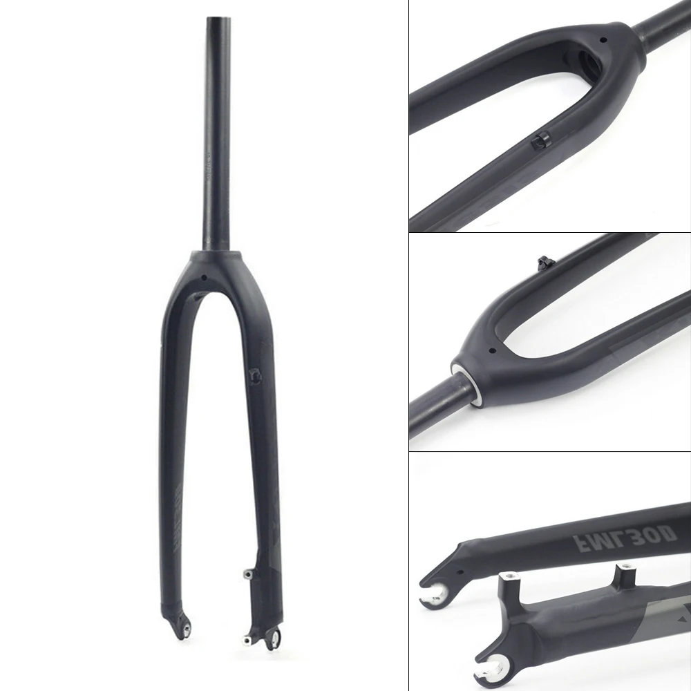 

Bicycle Fork 26" 27.5" 29" MTB Bike Fork Rigid Straight 1/8" 28.6mm Disc Brake Fork Black Carbon Fiber Parts Cycling Accessories