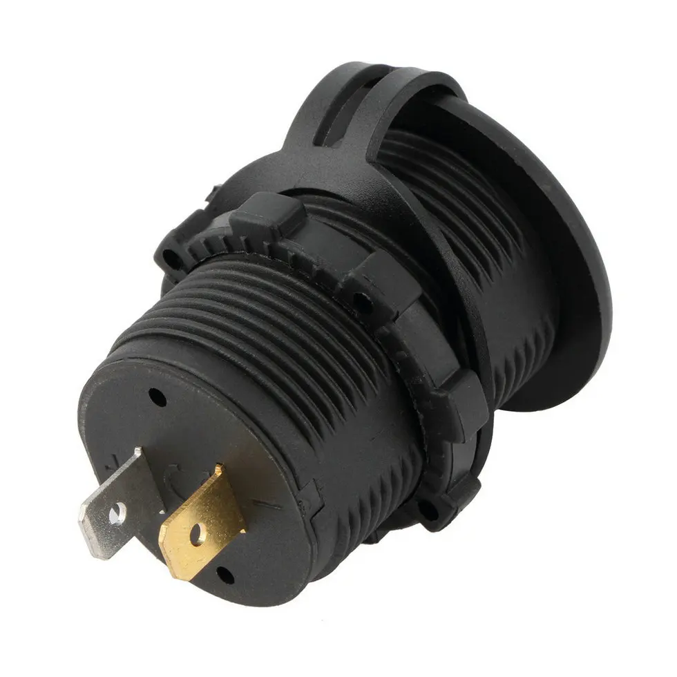 Автомобильное зарядное устройство автомобильное двойной USB высокоскоростное 12 24