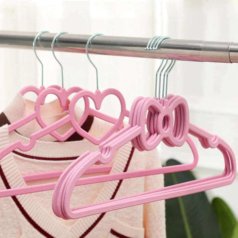 

10pcs Clothes Hangers Coat Hangers Anti-slip Drying Rack Wardrobe Organizer Clothing Storage Rack Drop Shipping