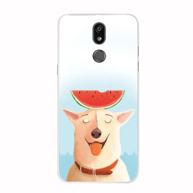 Для LG K40/K12 Plus 5 7 дюймов мягкий чехол для телефона разноцветный окрашенный милый