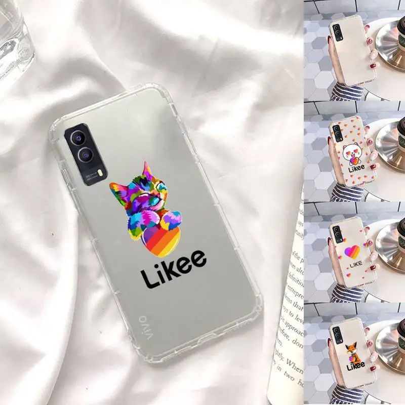 

likee Phone Case Transparent For VIVO X 60 50 30 27 23 21 20 9 pro plus S i + Soft TPU Clear Mobile bags