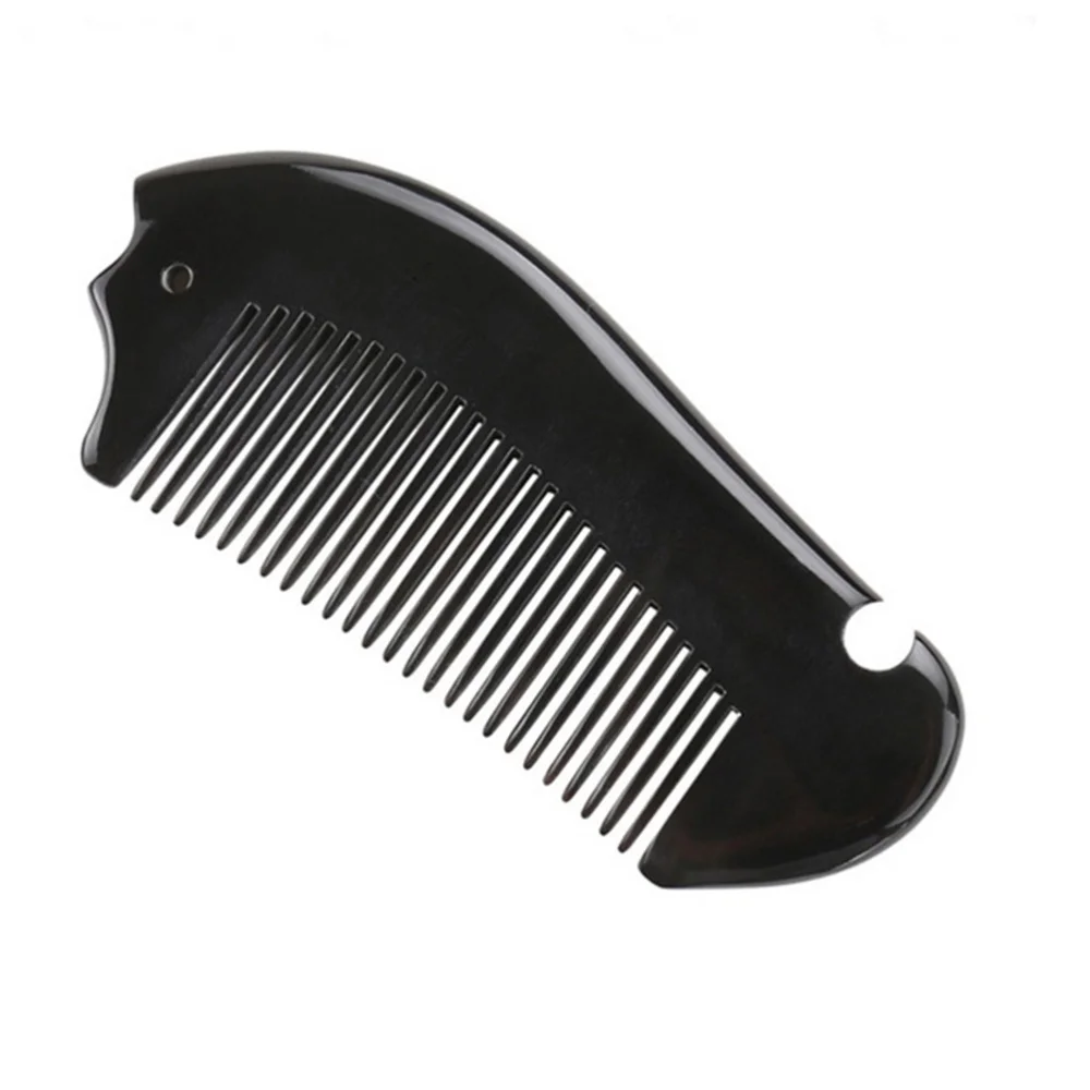 

Ox Horn Hair Comb Anti-Static Massage Comb Scalp Massage Tool Head Massage Accessories Black
