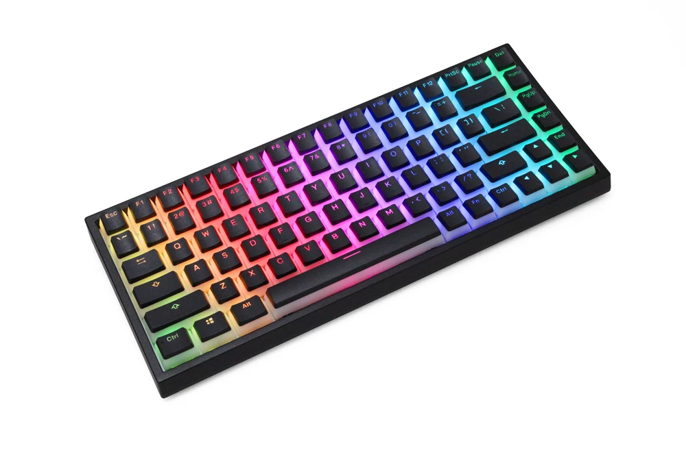 Пудинг V2 pbt doubleshot keycap oem подсветка для механической клавиатуры Белый Черный gh60