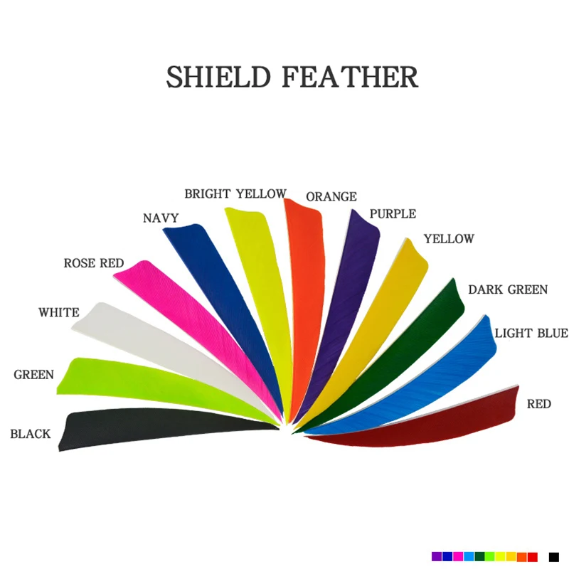 50 шт. 4 5 дюймов стрелы с перьями|Лук и стрела| |