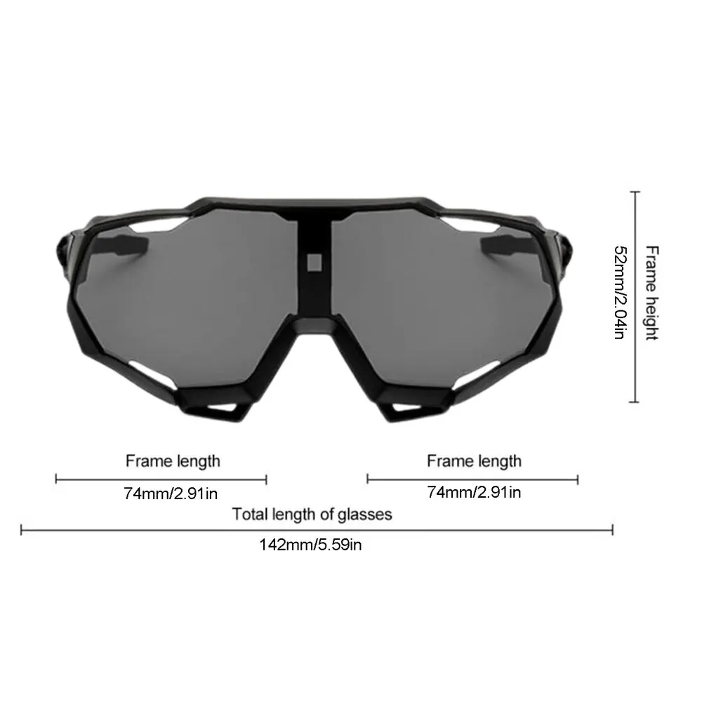 

Cool Three Dimensional Large Frame Night Vision Riding Comfortable Sunglasses Keep Your Eyes From Wind And Dust