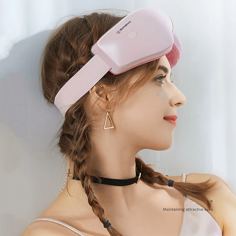 安い Usb充電バージョン目プロテクターとbluetoothと音楽温湿布多機能新180 ° 折りたたみポータブルアイマッサージャー