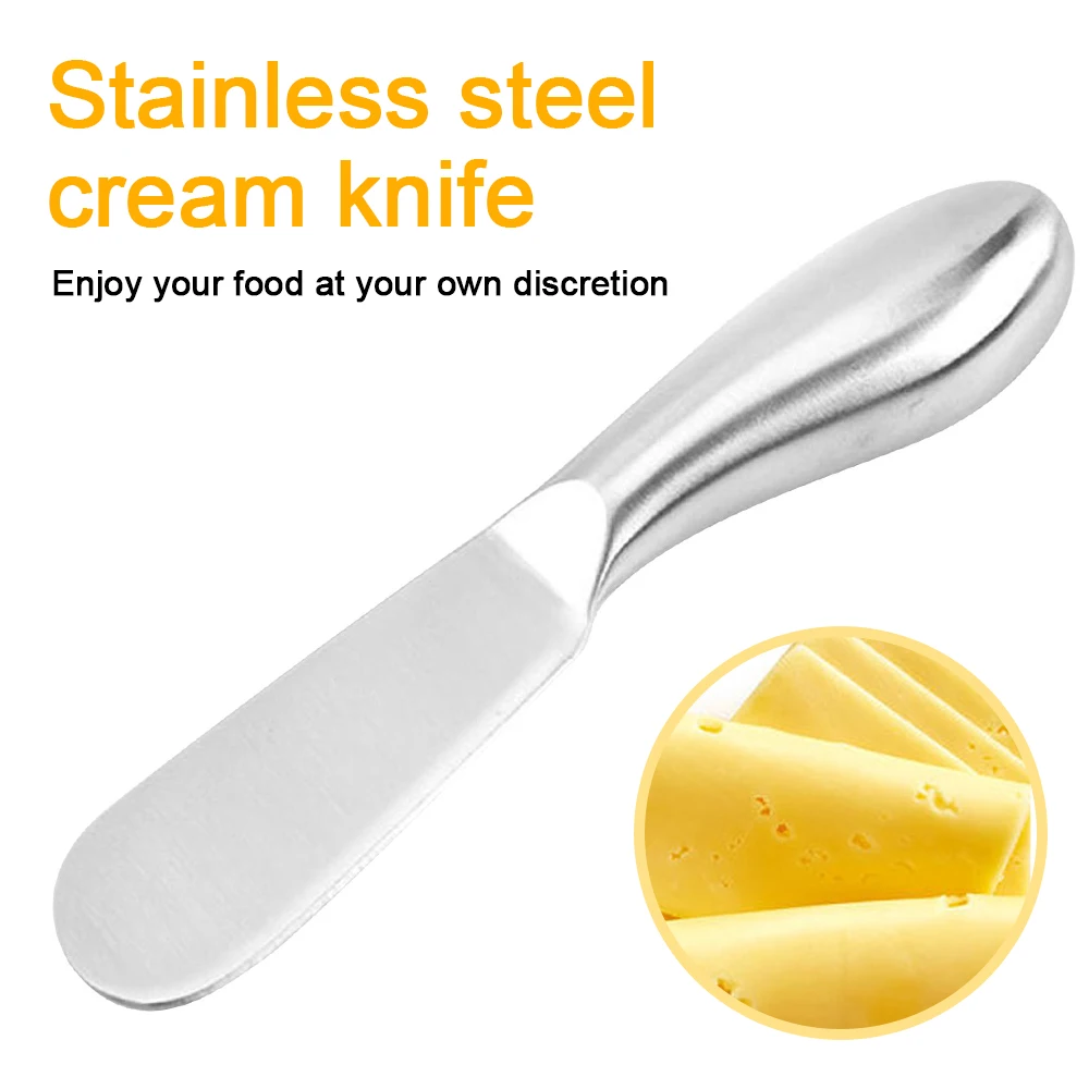 

Cheese And Butter Spreader Knife Stainless Steel Cheese Cutter Household Gadgets For Home And Kitchen Baking Tools