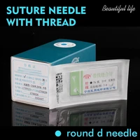 surgical round suture needle surgery tool microsurgery nylon monofilament wire round harmless needle surgical instrument 10pcs