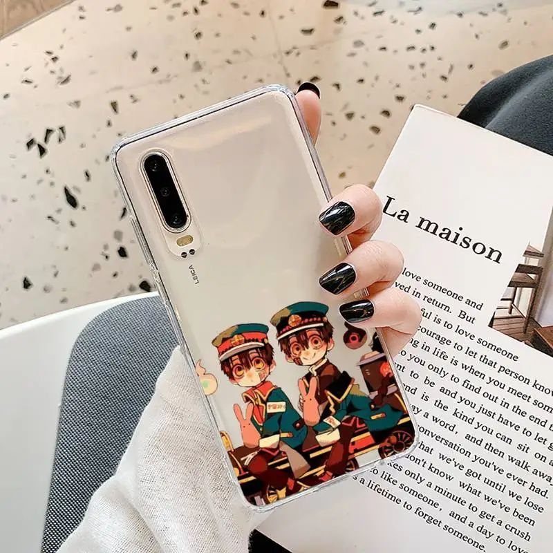 

Jibaku Shounen Hanako kun Phone Case Transparent for Samsung A71 S9 10 20 HUAWEI p30 40 honor 10i 8x xiaomi note 8 Pro 10t 11