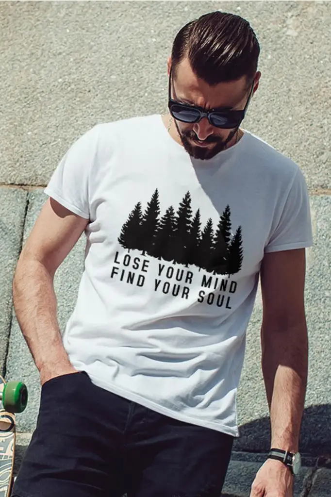 

Soul White Outdoor Mens Tshirt-T-Shirt
