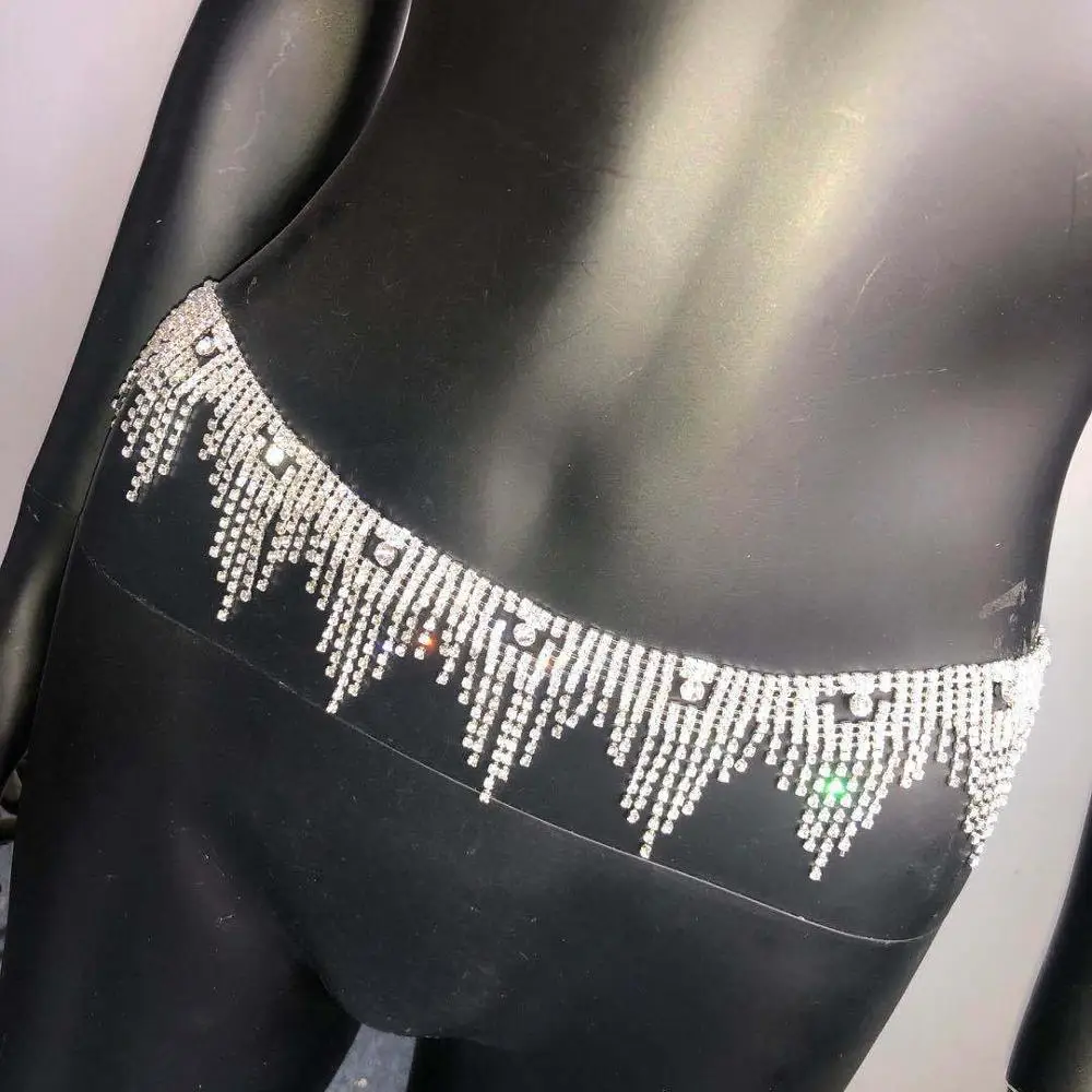 Цепочка на талию с кисточками со стразами последняя новинка 2020 супер-вспышка