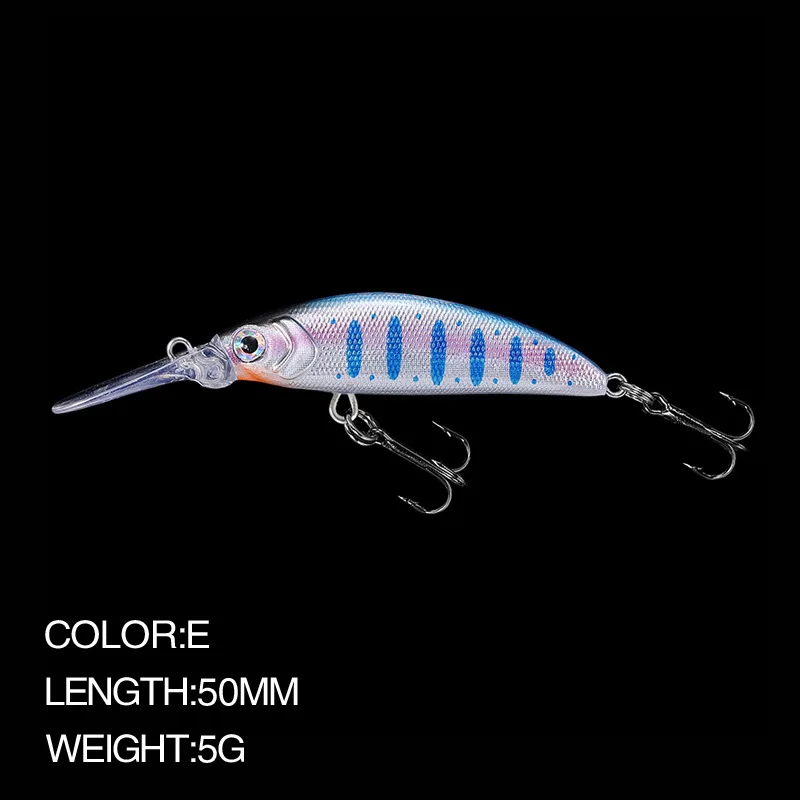Fangbait и сукари 50SS Minnow 50 мм 5g опускается на дно рыболовные приманки глубина