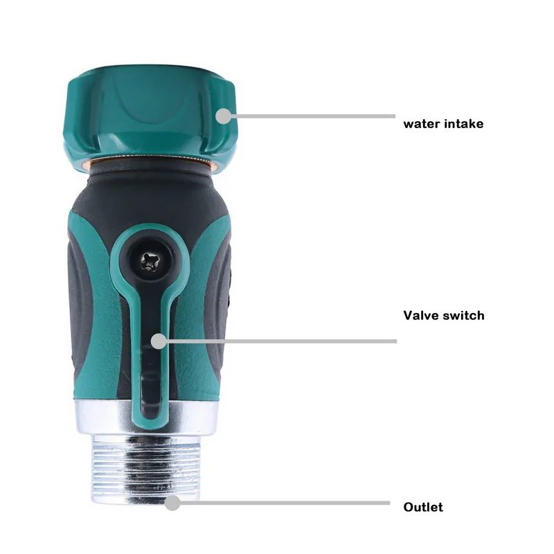 Запорный клапан для садового шланга запорный адаптер шлангов 3/4 дюйма шланг