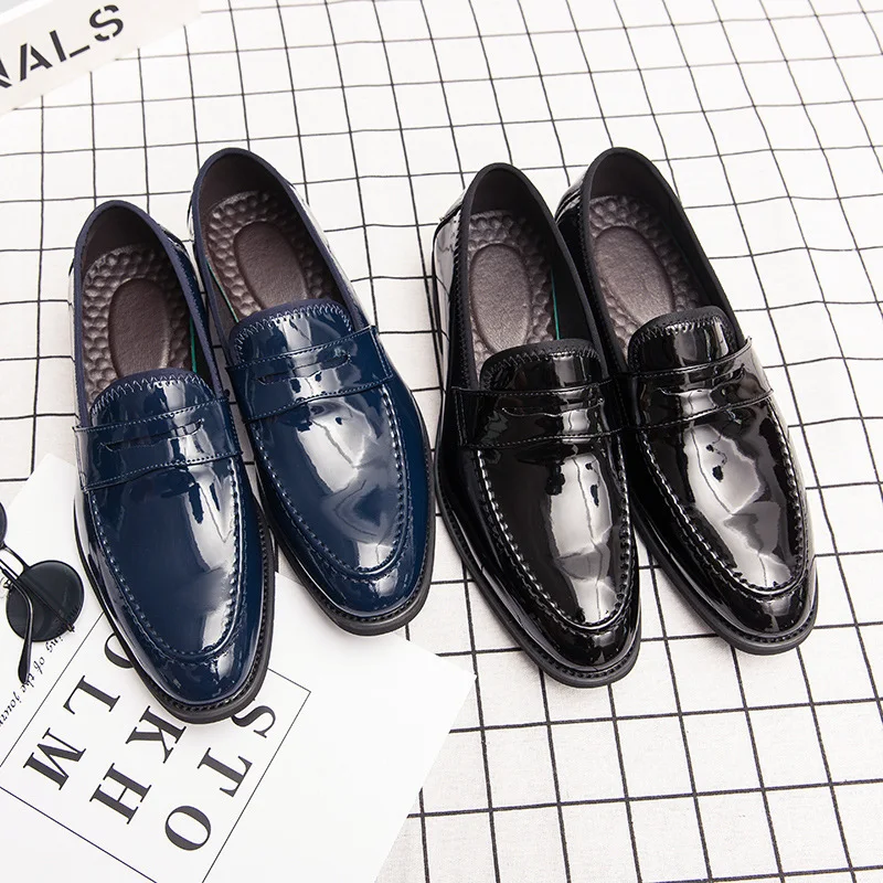 

2021 New Men's Shoes High Quality Men's Pu Leather Safety Fashion Show Men's Retro Classic Loafers Business Casual Men's Shoes