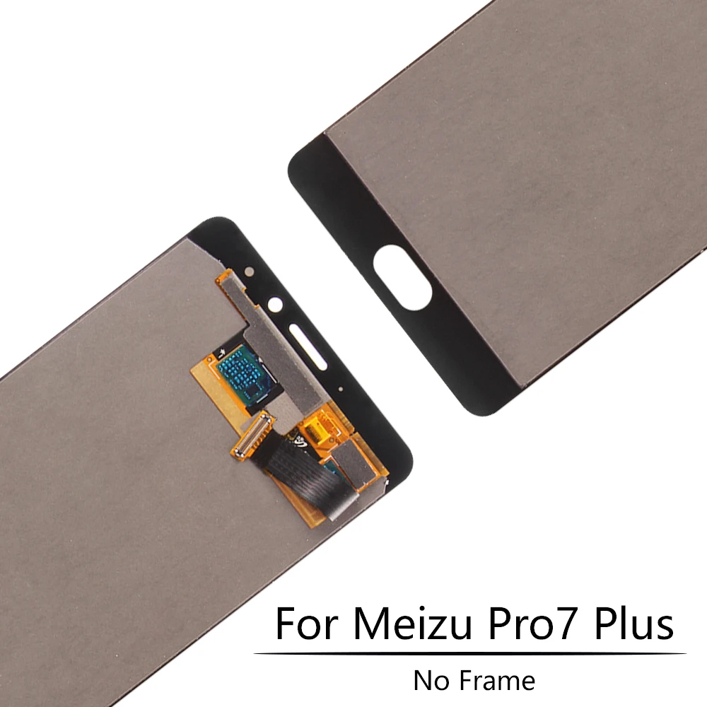 OTMIL 5 7 &quotAMOLED для Meizu Pro Plus Дисплей сенсорный Экран рамка MEIZU PRO7 плюс мобильный
