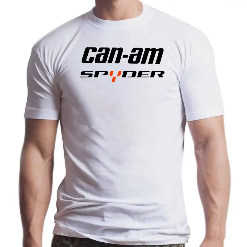 

Новая мужская футболка, классная забавная футболка с логотипом Can Am В Полоску Brp Team, Мужская Летняя мода