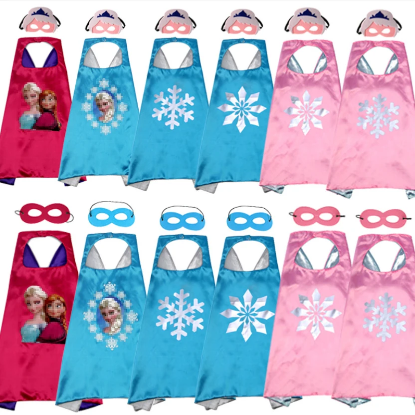 Накидка принцессы для девочек накидка супергероя с маской мальчиков на день