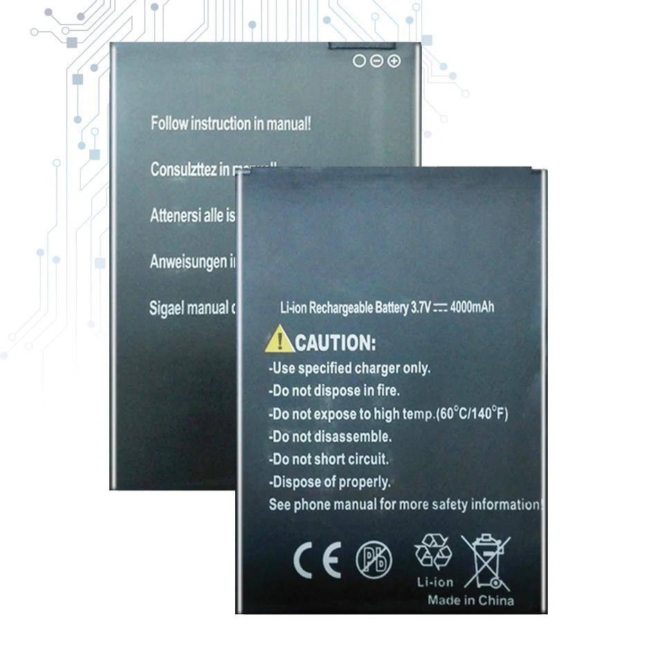 

Фотоаккумулятор 4000 мАч для Jeep Z5/5,0 дюйма