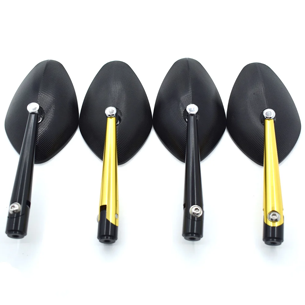 

New Universal motorcycle rearview mirror CNC aluminum alloy 8mm 10mm For Kawasaki Ninja 500R EX500 650R EX650 ER-6F ER-6N ZX9R