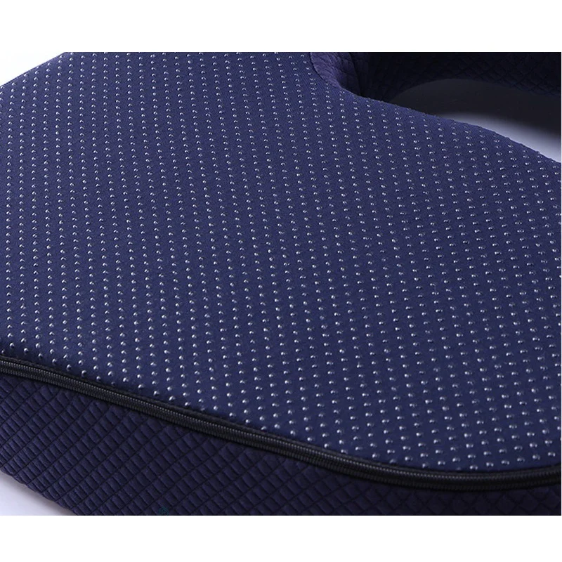 Anti-Slip Orthopedic Memory Foam Cushion for Office Chair Car Wheelchair Back Support Sciatica Pain Tailbone Relief-Navy | Дом и сад