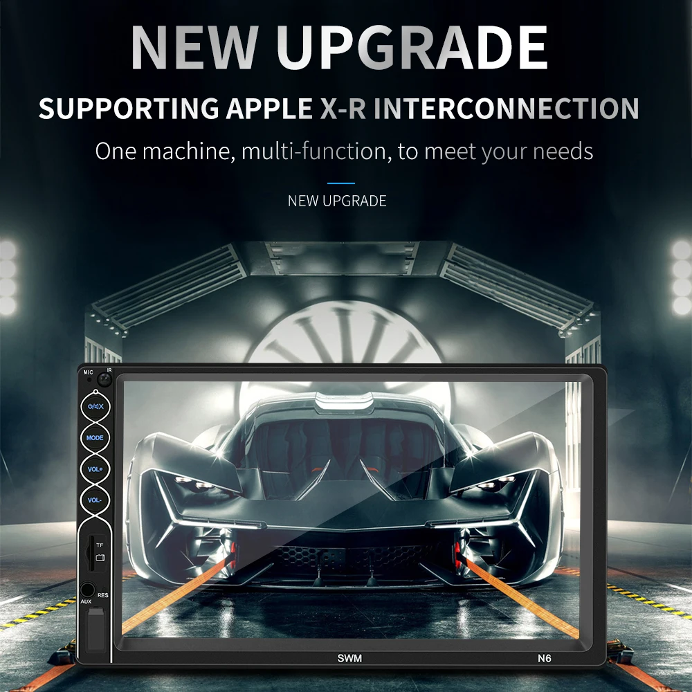 Универсальный Автомобильный мультимедийный плеер Android 9 0 7-дюймовый TFT сенсорный