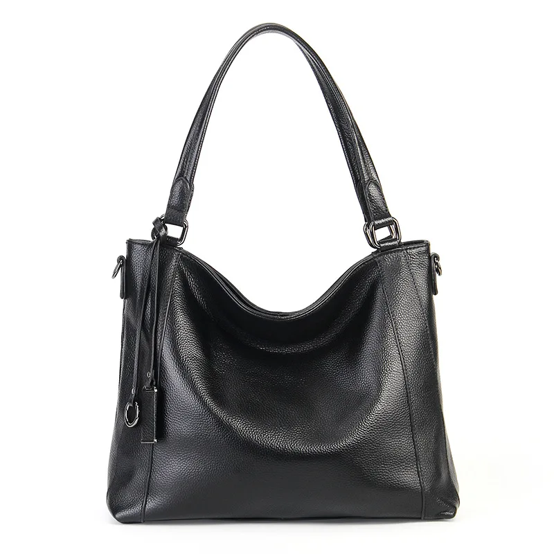 

Cow Leather Bag Ladies Genuine Leather Handbags Big Women Bag Large Vintage Female 2021 Office Hand Shoulder Bags For Women Tote