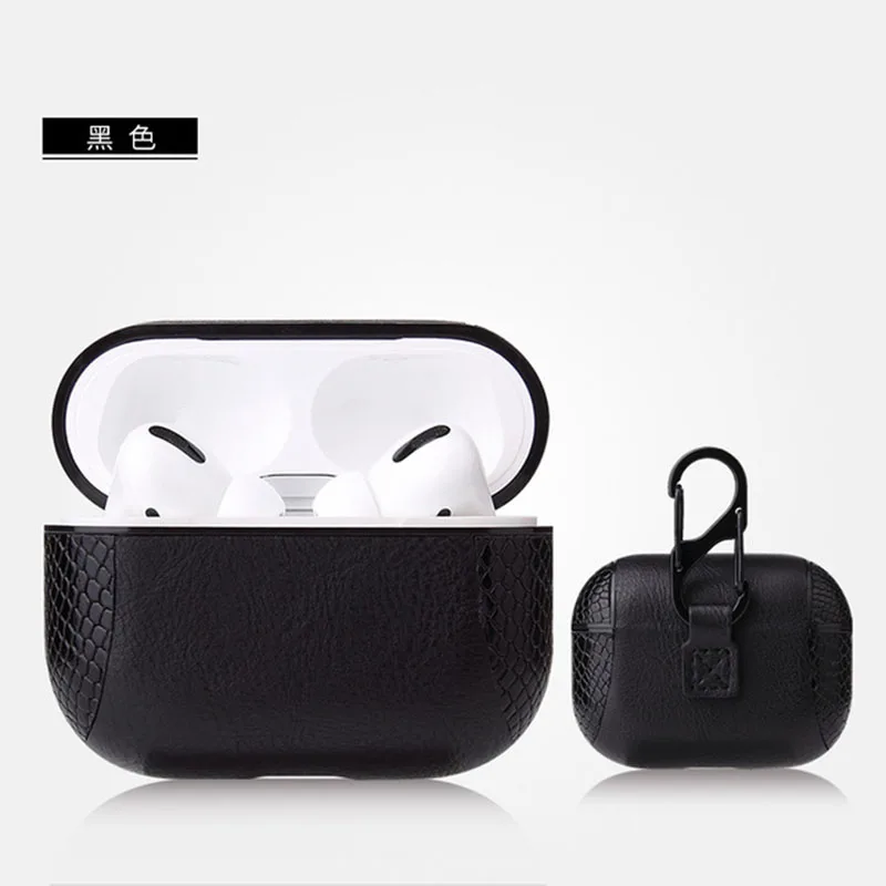 Для Airpods pro Bluetooth беспроводная гарнитура бизнес из искусственной кожи коробка для