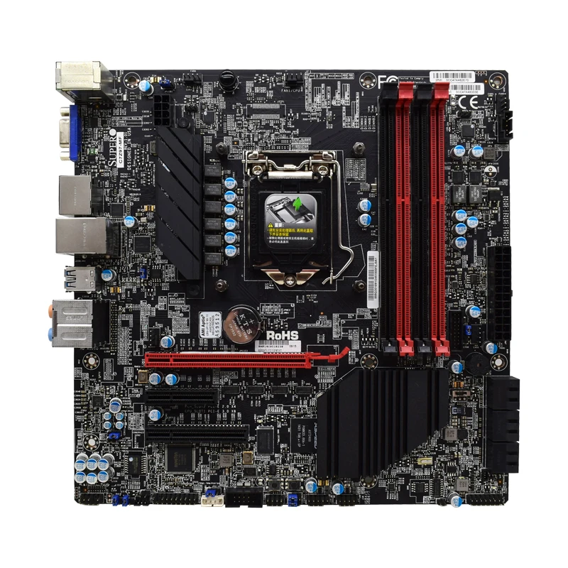 Материнская плата Supermicro C7Z97-MF LGA1150 Intel Z97 DDR3 поддержка 4770KCPU PCI-E 3 0x16 USB3.0 | Компьютеры