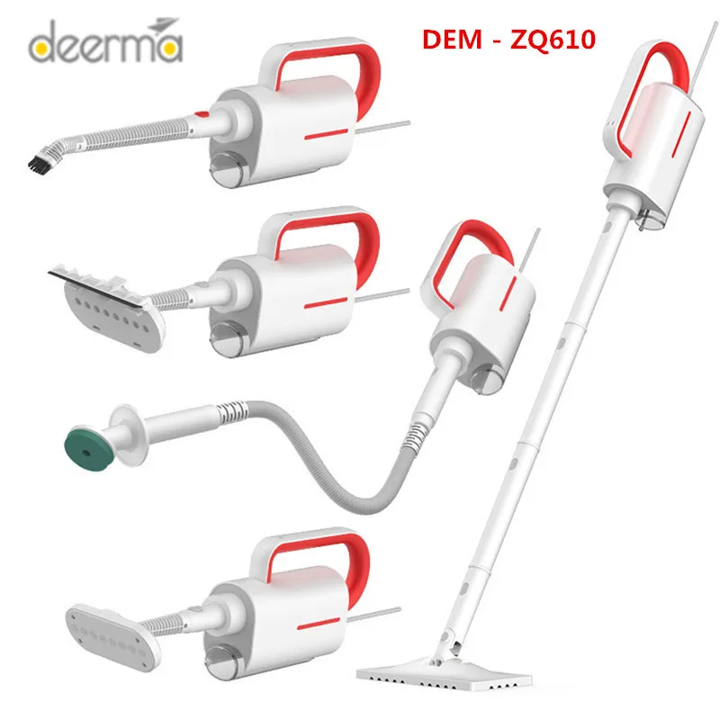 Deerma DEM-ZQ610 ручной Паровой Очиститель Паровая Швабра Очиститель многофункциональная стерилизация анти-сухой Съемный резервуар для воды