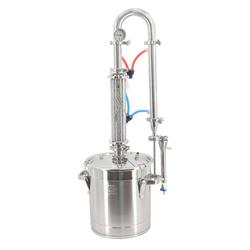 Домашний Самогонный Малый пивоваренный дистиллятор HOOLOO из нержавеющей стали с